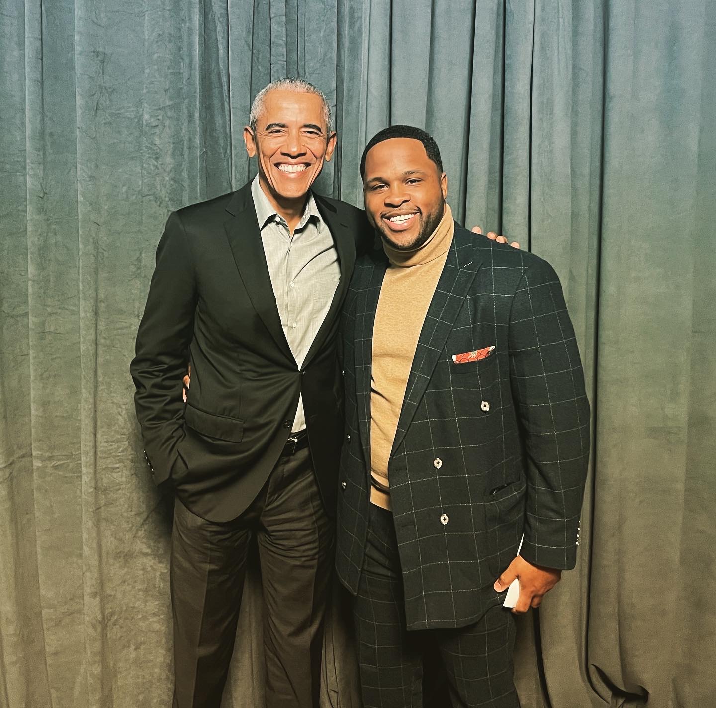 Dion Dawson with President Barack Obama